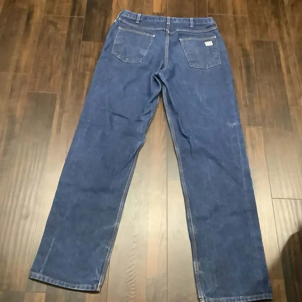 Tyndale Arc Rated Flame Resistant Denim Work Jeans Made In USA 36x36